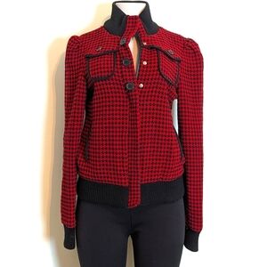 Red Black Plaid Billabong Jacket